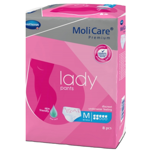 Molicare Premium Lady Pants - Skin friendly Aloe Vera - Culottes absorbantes pour femmes Hartmann