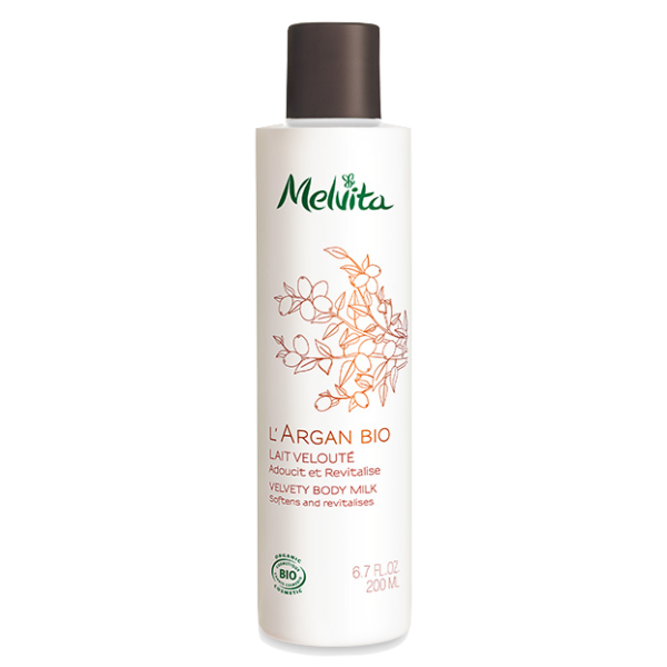 L'Argan Bio Lait Velouté Bio Melvita - Flacon de 200ml