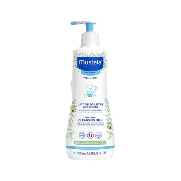 Lait de toilette peau normale bébé enfant Mustela