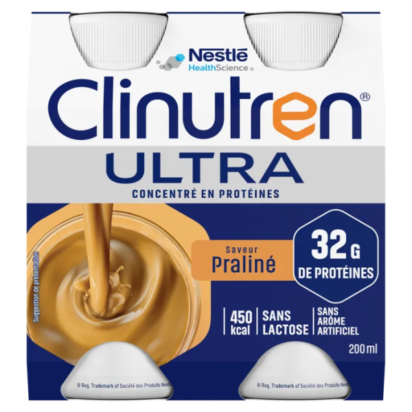 Clinutren Ultra Nestlé Sans lactose 4x 200 mL