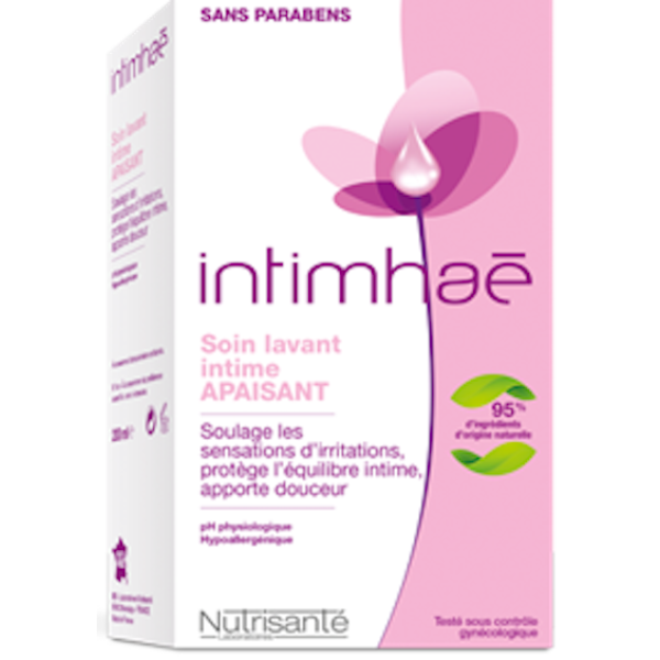 Intimhaé Soin Lavant Intime Apaisant Nutrisanté - Flacon de 200ml