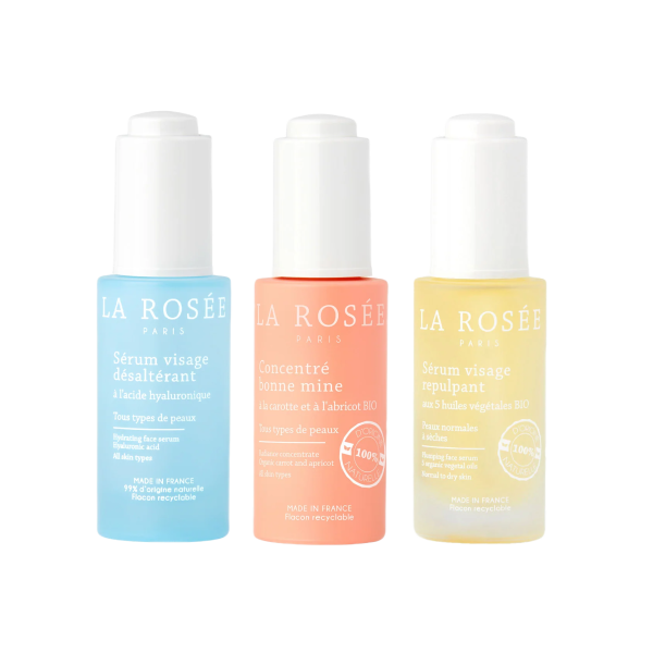 Radiance routine x3 sérums La Rosée