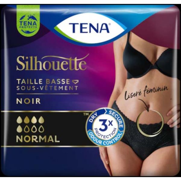 TENA SILHOUETTE - Culotte Absorbante Femme Discrète et Élégante