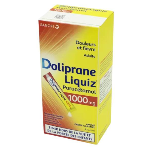 Dolipraneliquiz 1000Mg Sach 8