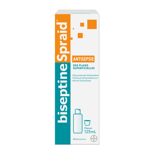 Biseptinespraid antisepsie flacon de 125 ml