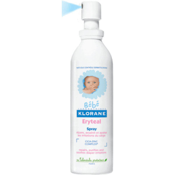 Eryteal Spray Irritations du siège Bébé Klorane - 75 mL