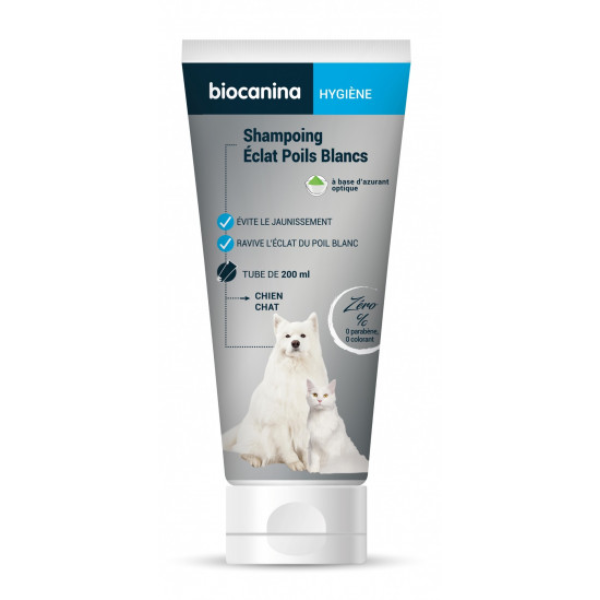 Shampoing Pelage Blanc Chien Et Chat 200Ml