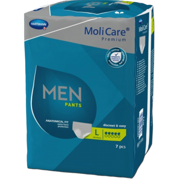 Molicare Premium Men PANTS 5 gouttes - Slip Absorbant pour Homme