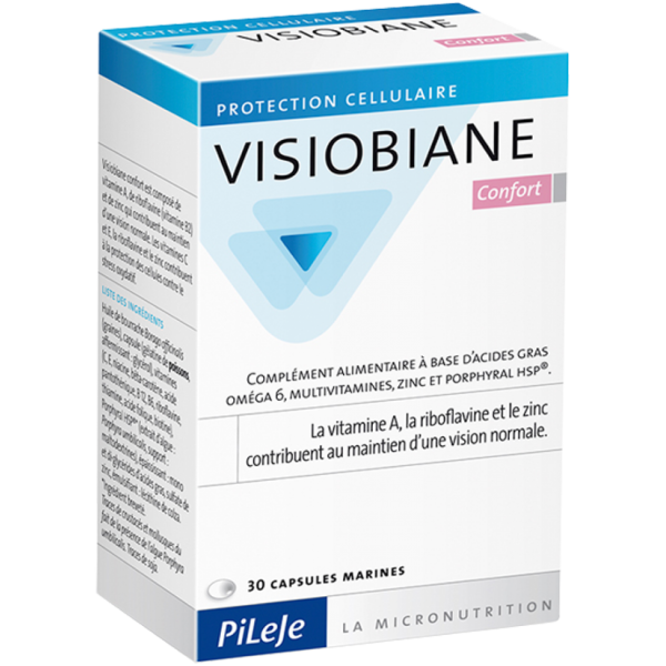 Complément Alimentaire Visiobiane Confort Pileje - 30 Capsules Marines