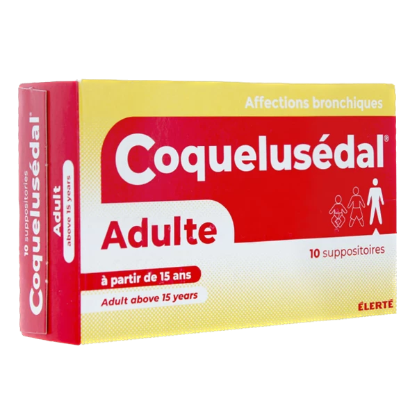 Coquelusedal adultes Suppositoires pour la toux grasse