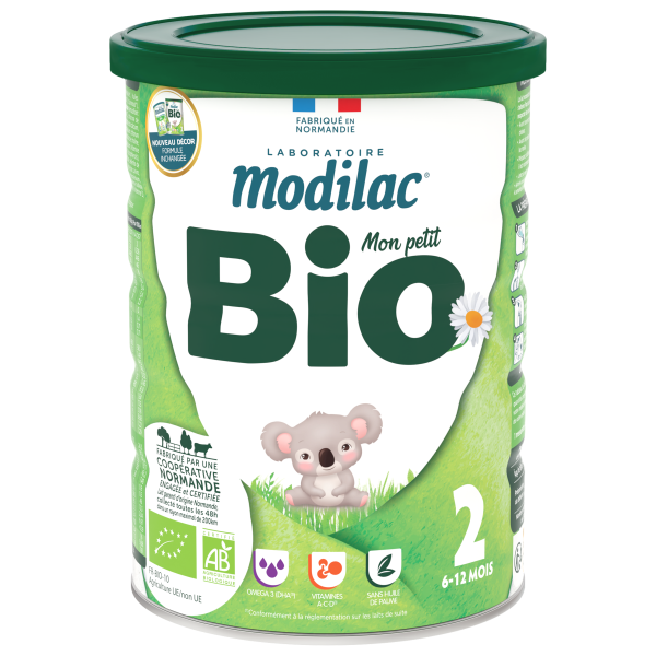 Modilac Bio 2 de 6 à 12 mois 800g