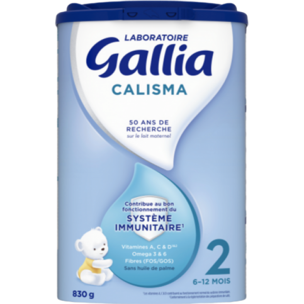 Gallia Calisma Lait infantile nourrissons 2 ème âge - 800 g