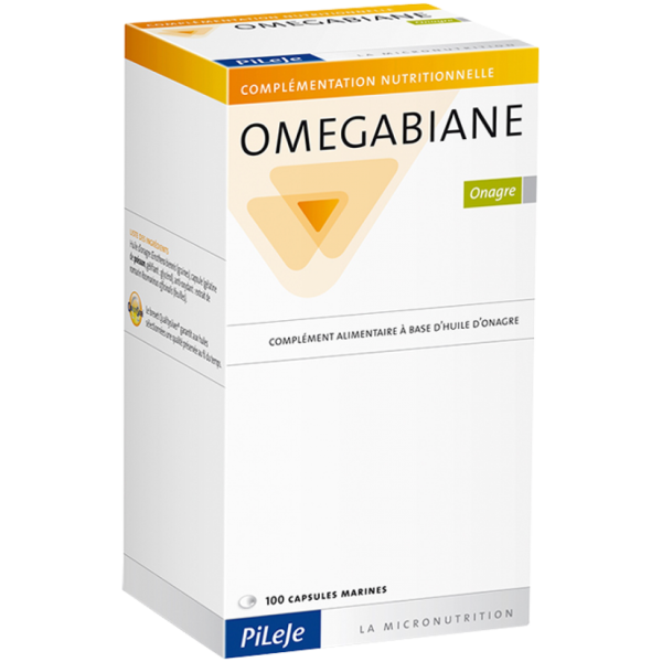 Complément Alimentaire Omegabiane Onagre Pileje - 100 Capsules Marines