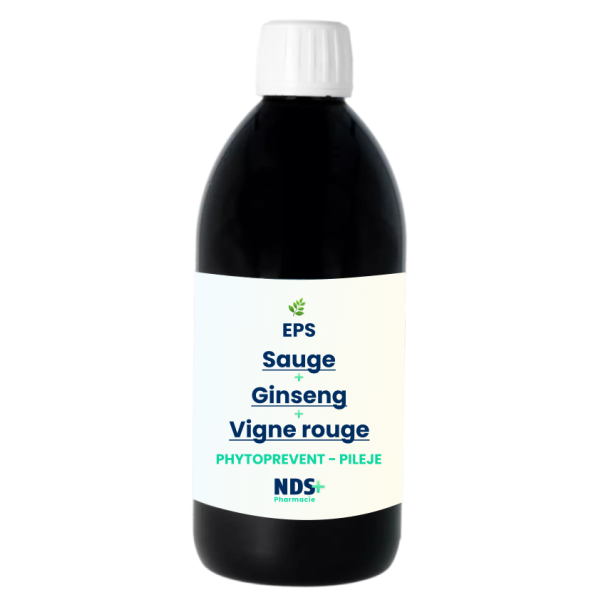 Formule naturelle spéciale ménopause : Sauge, Ginseng, Vigne rouge