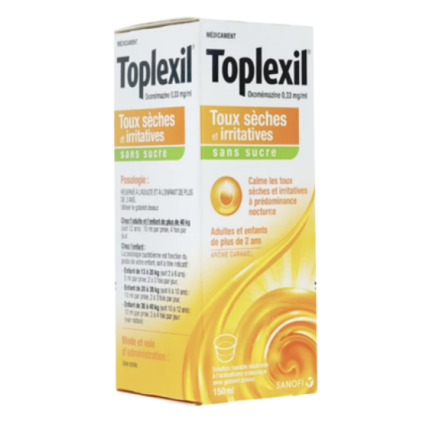 Toplexil sans sucre sirop