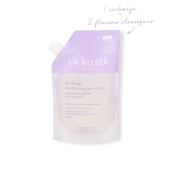 Recharge Shampoing Purifiant 400ml La Rosée