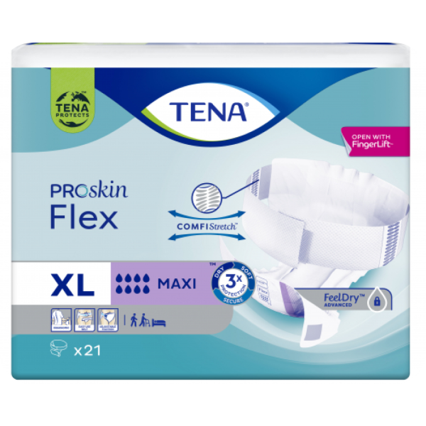 TENA Flex MAXI - Change complet pour incontinence urinaire lourde (x22)