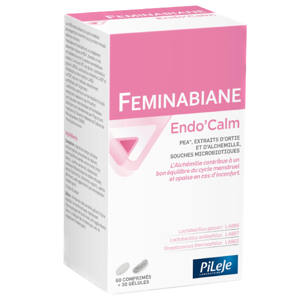 Féminabiane Endo'Calm orties et microbiotiques 60 cprs + 30 gélules