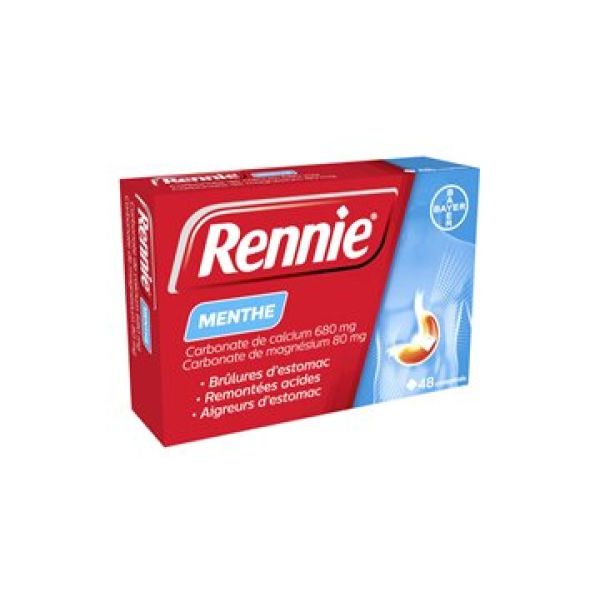 Rennie Anti brûlure d'estomac Menthe