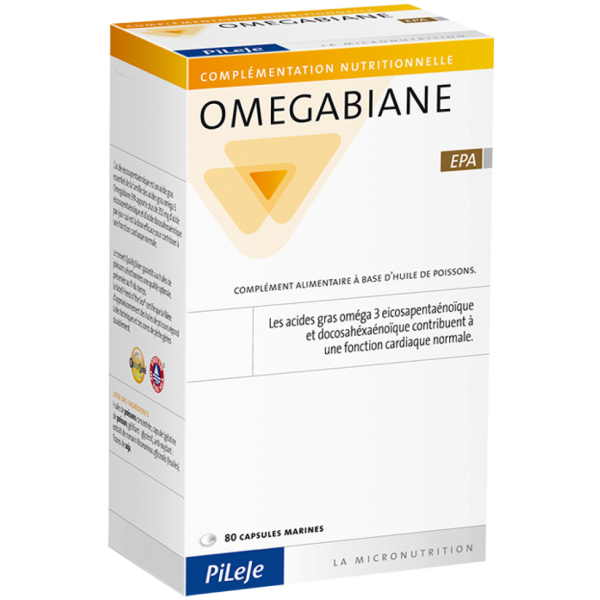 Complément Alimentaire Omegabiane EPA Pileje - 80 Capsules Marines