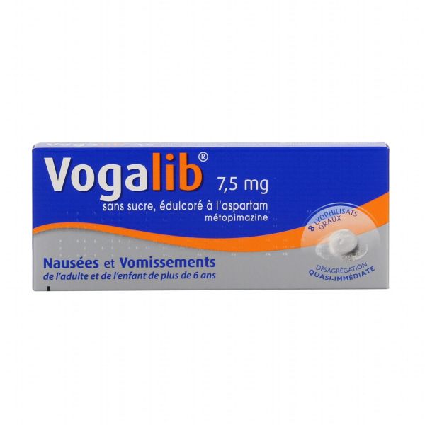 Vogalib sans sucre 7,5 mg