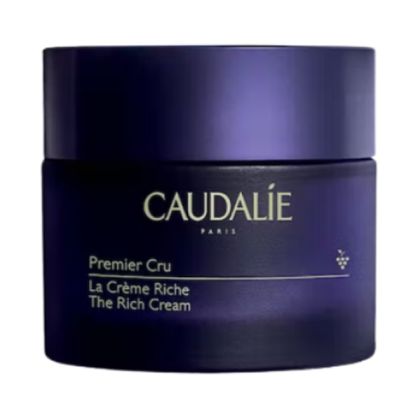 Crème Riche Premier Cru Caudalie Peaux Sèches 50 mL Anti-âge Global