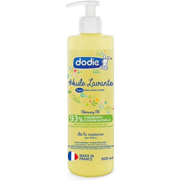 Huile lavante Bébé 3en1 Dodie 500ml