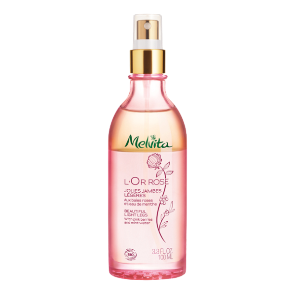 L'Or Rose Jolies Jambes Légères Bio Melvita - Flacon de 100ml