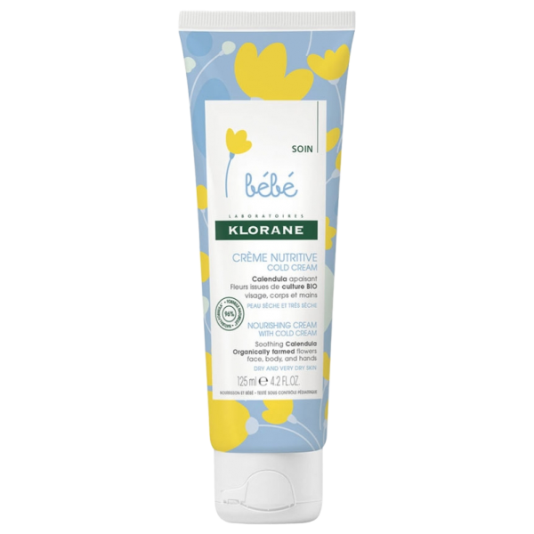 Crème nutritive bébé peau sèche Klorane