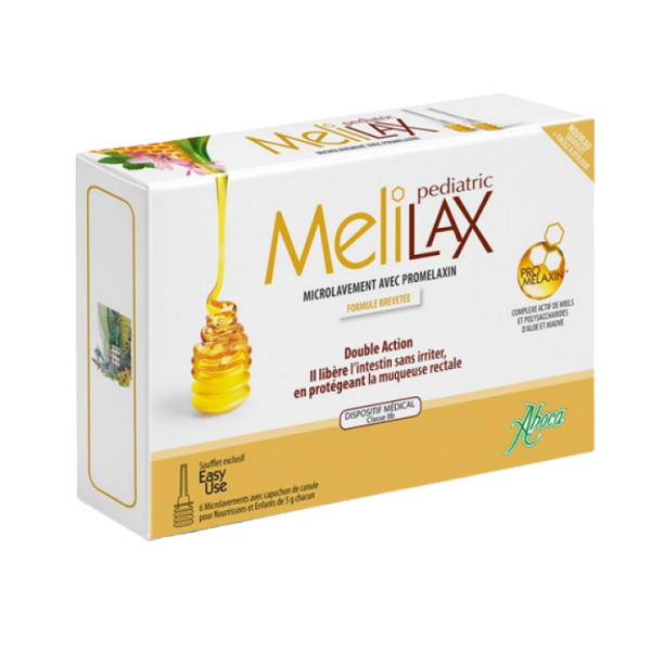 Aboca Melilax Constipation 6 microlavements Pediatric