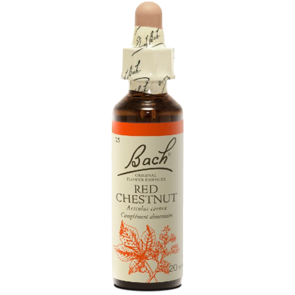 Red Chestnut N°25 Fleur de Bach Original - Flacon de 20ml