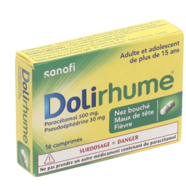 Dolirhume comprimés x16