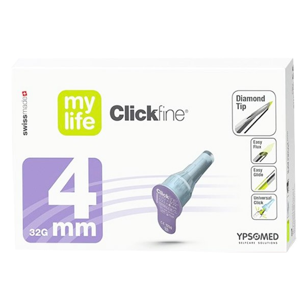 Mylife Clickfine DiamondTip Aiguilles pour stylo Ypsomed