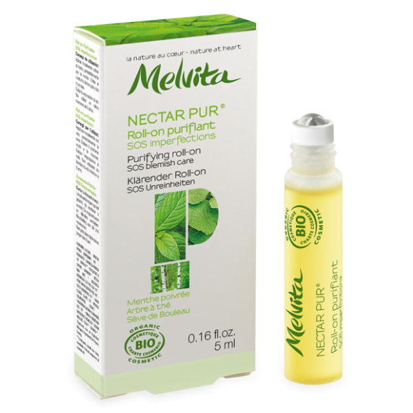 Nectar Pur Roll-on Purifiant SOS Imperfections Bio Melvita - Roll-on de 5ml