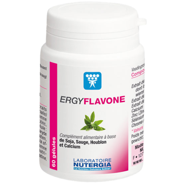 ErgyFlavone Complément Alimentaire Nutergia - 60 Gélules