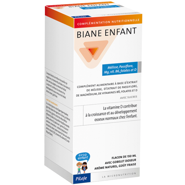 Complément Alimentaire Biane Enfant Mélisse Pileje - Flacon de 150ml