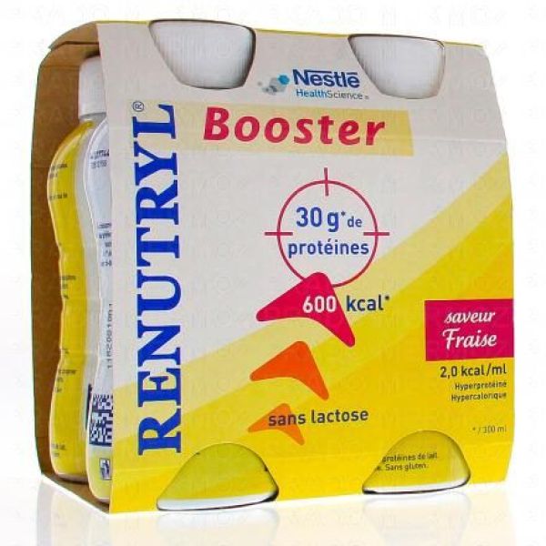 Clinutren Renutryl Booster sans lactose 4x300 mL