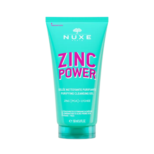 Nuxe Zinc Power Gelée Nettoyante Purifiante 150ml