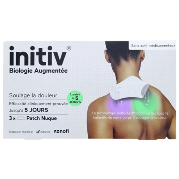 Initiv Patch Nuque Anti-Douleur x3