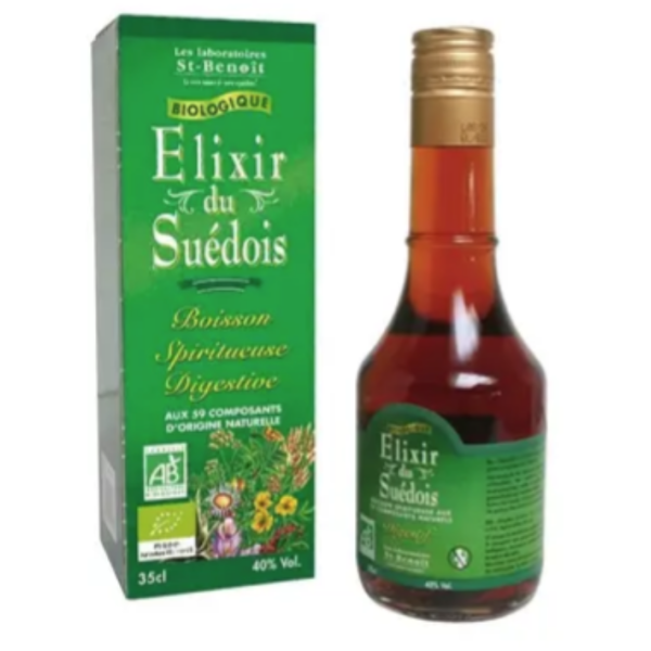 Le grand élixir du suédois Bio boisson spiritueuse digestive allégée en alcool 17,5% St-Benoît - 35 