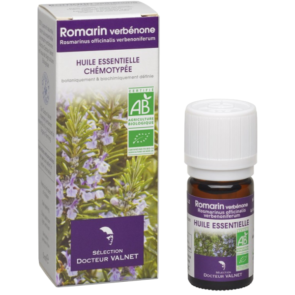 Huile Essentielle Biologique Romarin Verbénone Docteur Valnet - 5ml