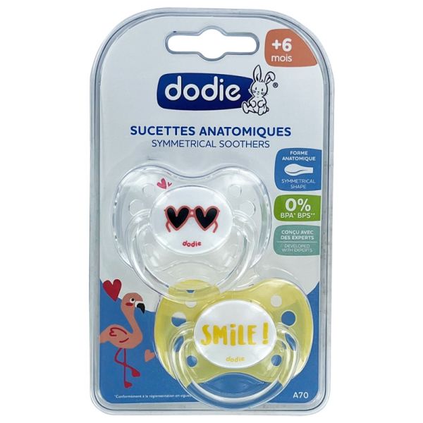 Sucette Symmetrical soother 6+ mois Dodie