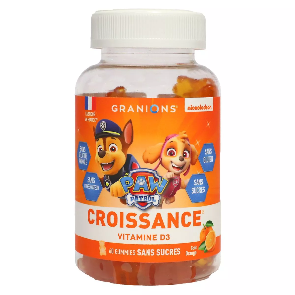 Gummies Vitamine D3 Croissance Pat Patrouille