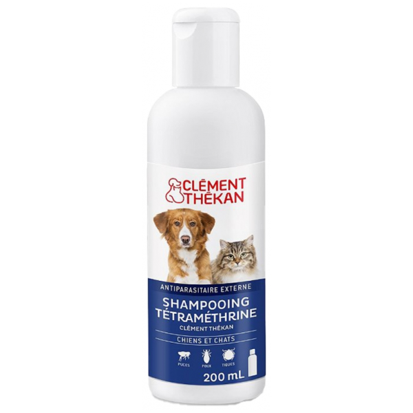 Shampoing Antiparasit Chien et Chat Clément Thékan 200ml