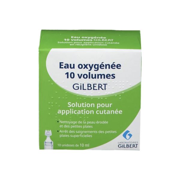 Eau oxygénée 10 volumes Gilbert