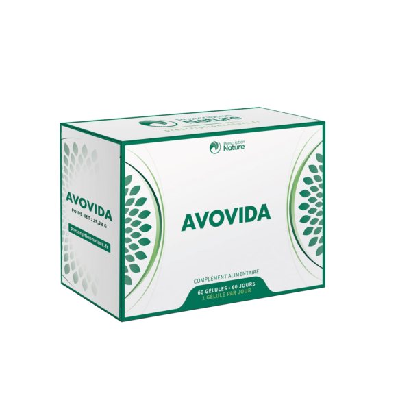 Avovida insaponifiables d'avocat Phytostérols Prescription Nature