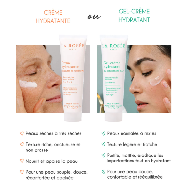 Gel crème concombre Bio 60ml