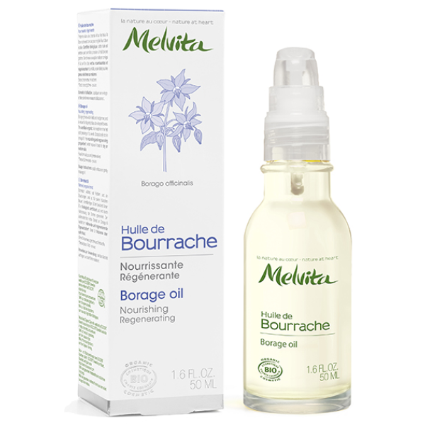 Huile Végétale de Bourrache Bio Melvita - Flacon de 50ml