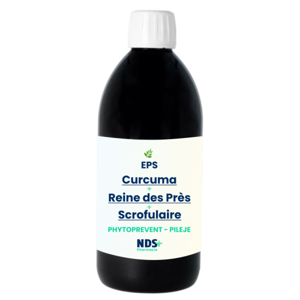 EPS Mélange Curcuma - Reine des Près - Scrofulaire 500 mL