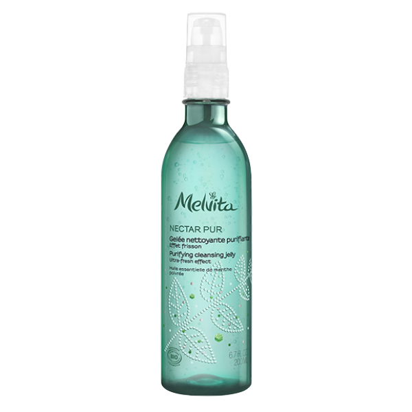 Nectar Pur Gelée Nettoyante Purifiante Bio Melvita - Flacon de 200ml